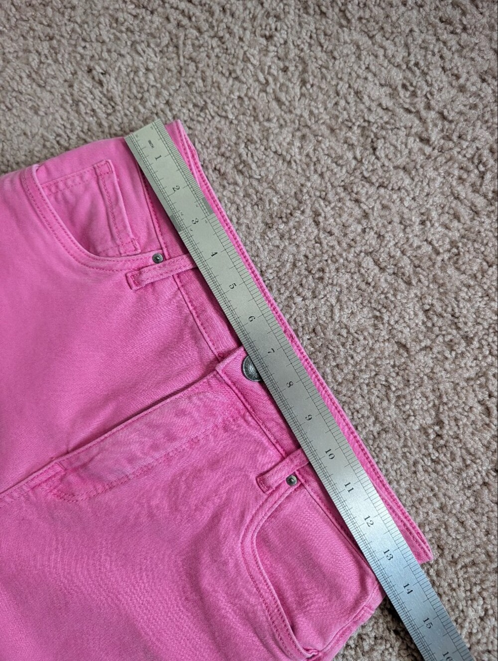 Kut From the Kloth Pink Naomi High Rise FAB AB Girlfriend Ankle Straight Jean 4L - Picture 11 of 15
